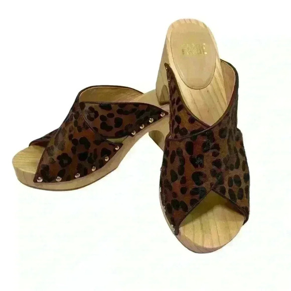 PAIGE Shoes - Women’s Paige Jules Genuine Calfhair Mule Size 7